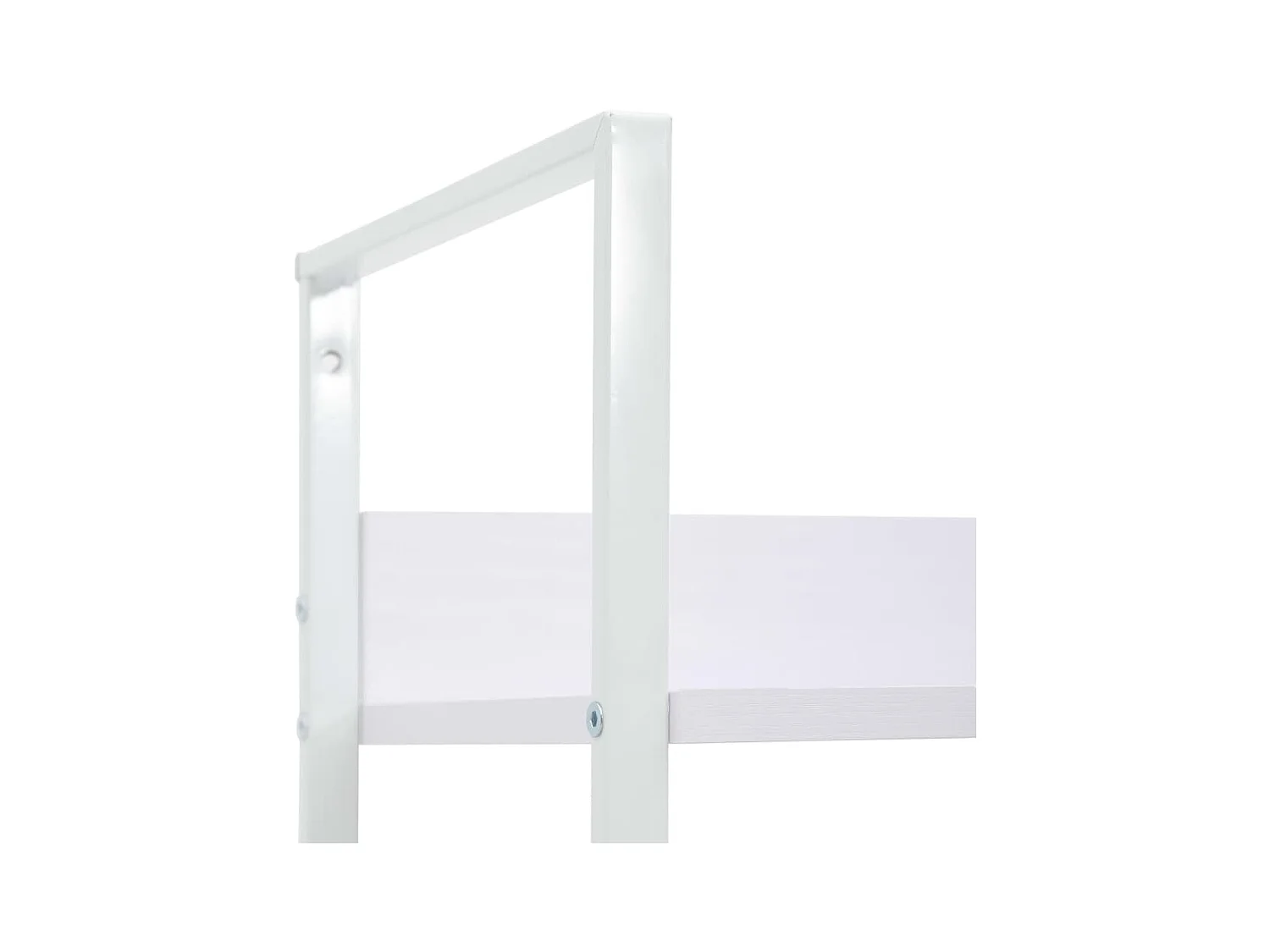 Boekenkast met 4 schappen 60x27,6x124,5 cm bewerkt hout wit NL476726