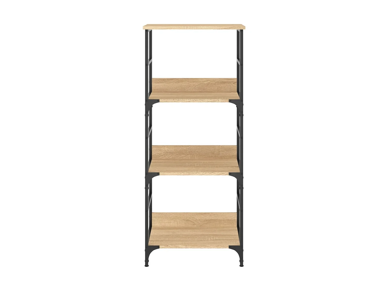 Biblioteca Estantería de madera ingeniería roble Sonoma 50x33x117,5 cm ES94875