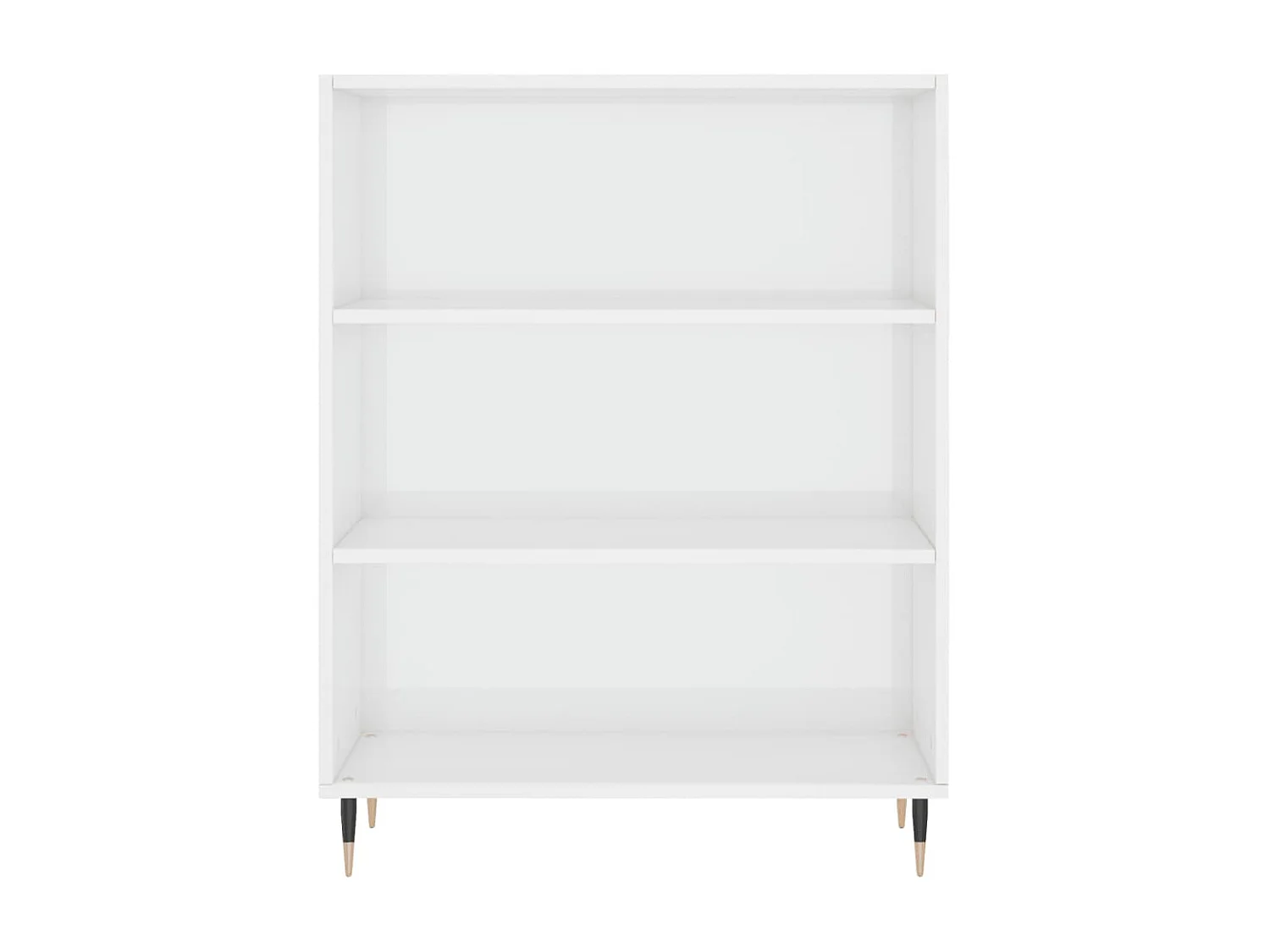 Estante 69,5x32,5x90 cm derivados de madeira branco brilhante PT961015