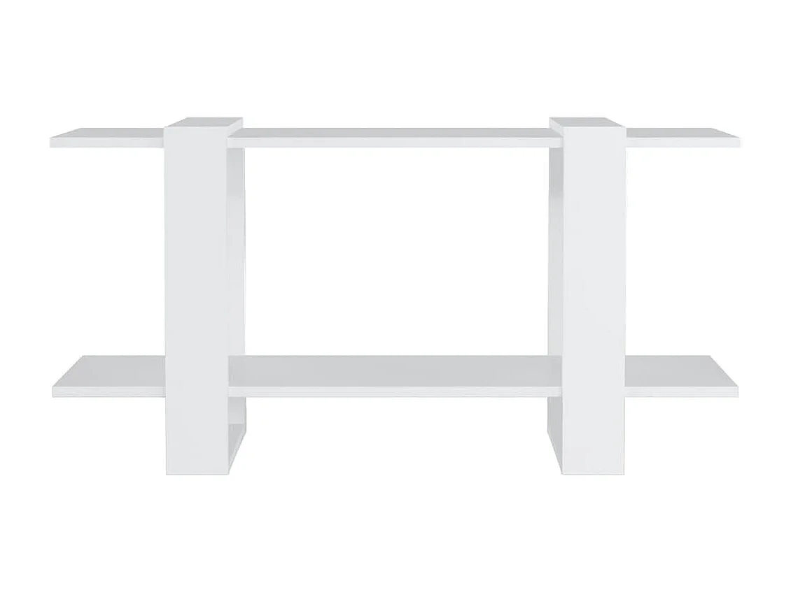 Bibliothèque Blanc 100x30x51 cm Bois d'ingénierie OFR45358 BonneVie Meuble