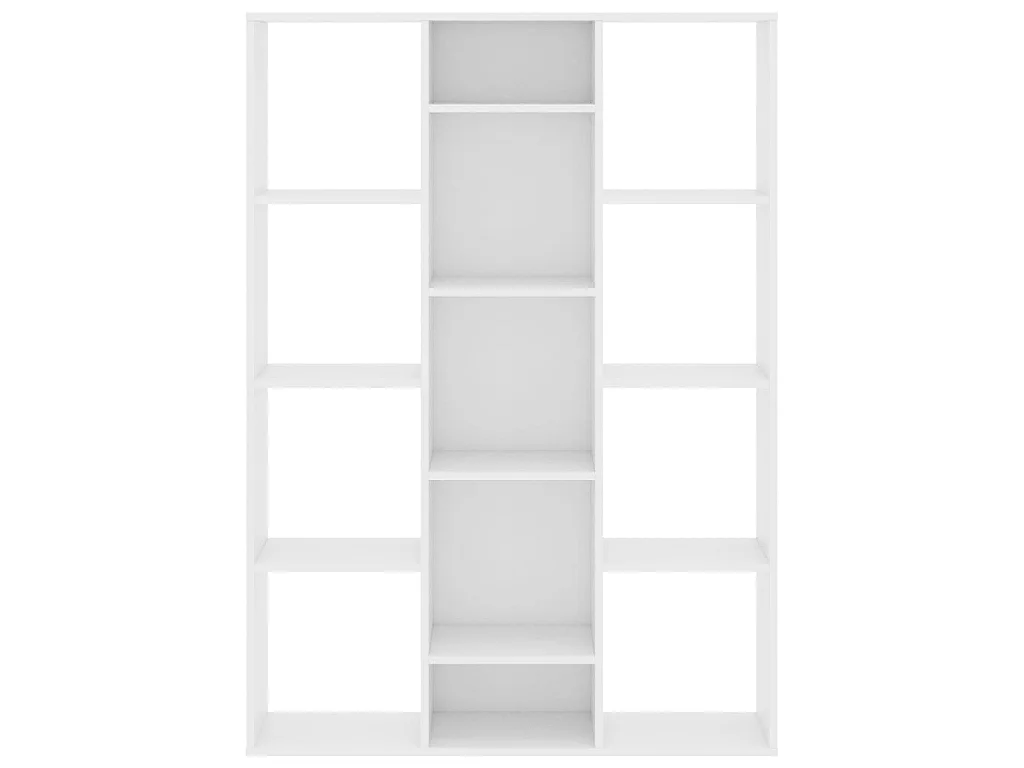 Bücherregal/Bücherschrank,Raumteiler Weiß 100x24x140 cm Holzwerkstoff -gkd802547