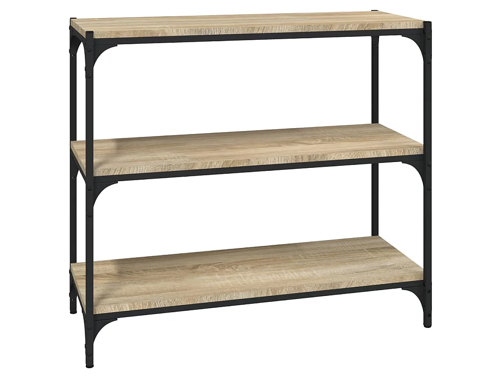 Estante 80x33x70,5 cm derivados de madeira/aço carvalho sonoma PT809222