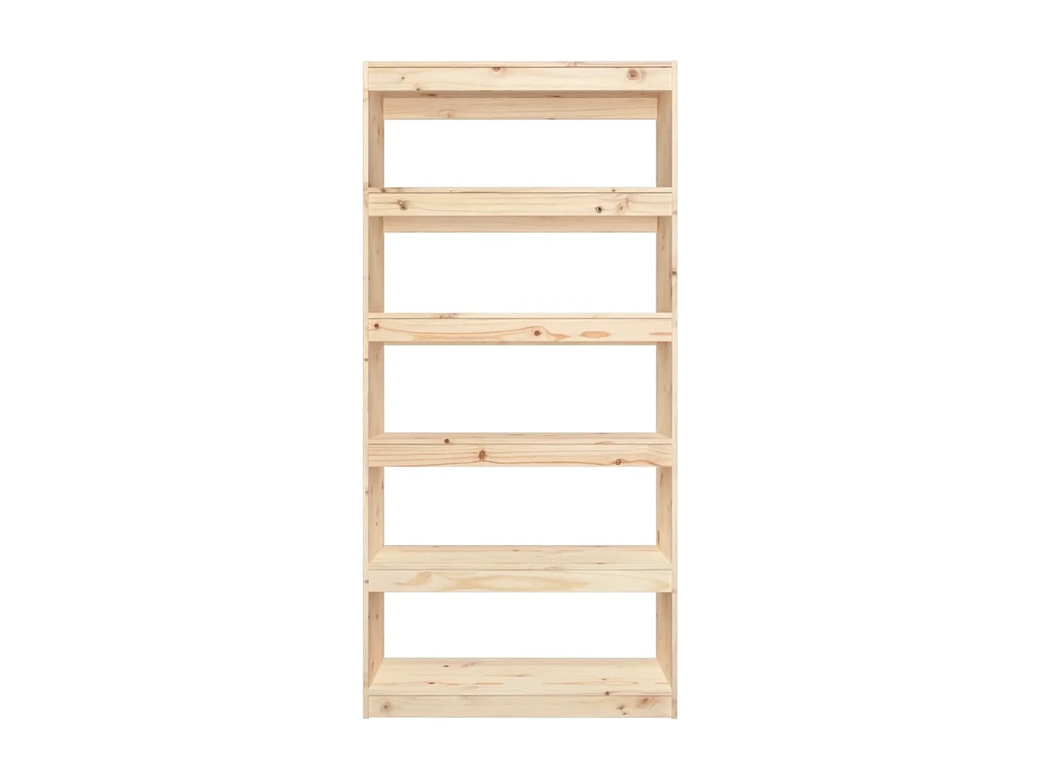 Bibliothèque-Séparateur de pièce 80x30x167,4 cm Bois de pin OFR39714 BonneVie Meuble