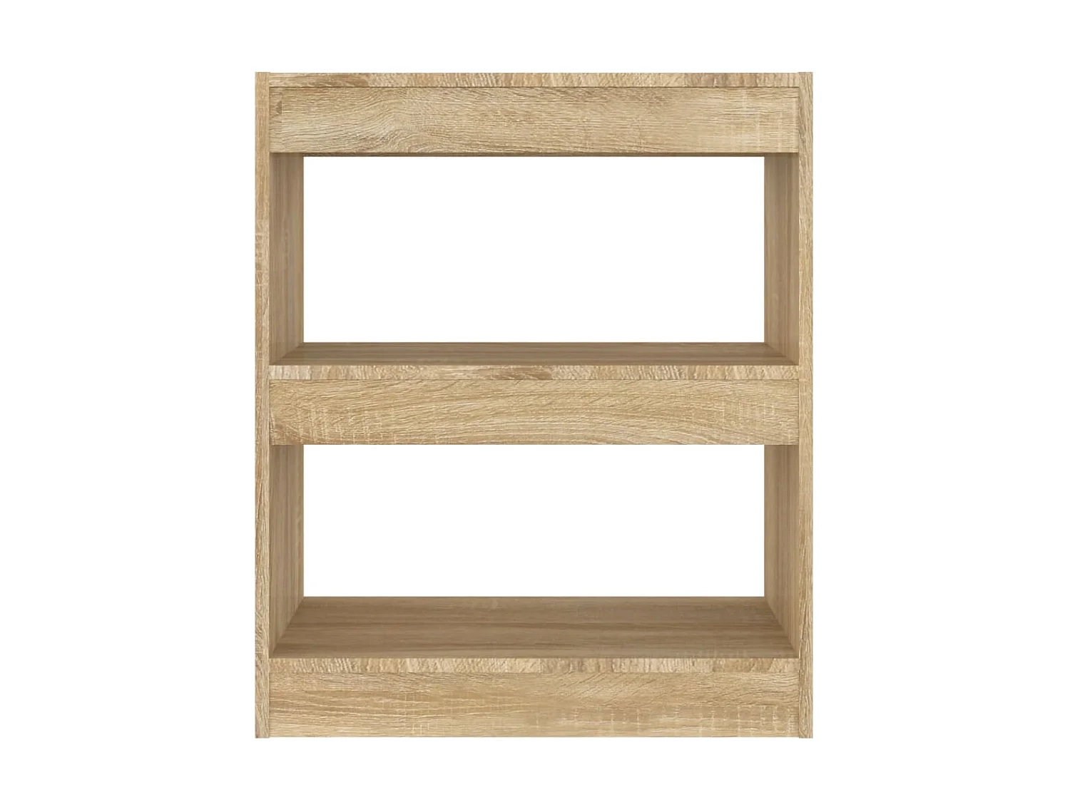 Bibliothèque-Séparateur de pièce Chêne sonoma 60x30x72 cm OFR11153 BonneVie Meuble
