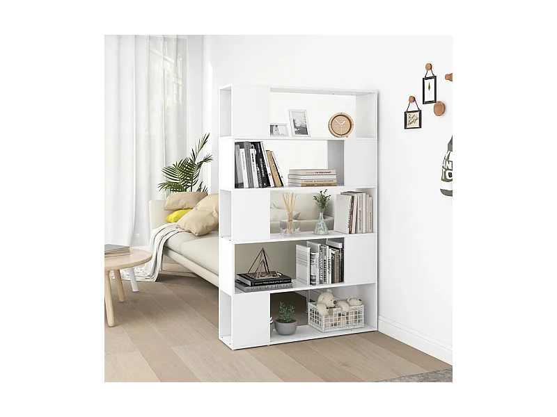 Estante/divisória derivados de madeira branco PT331225