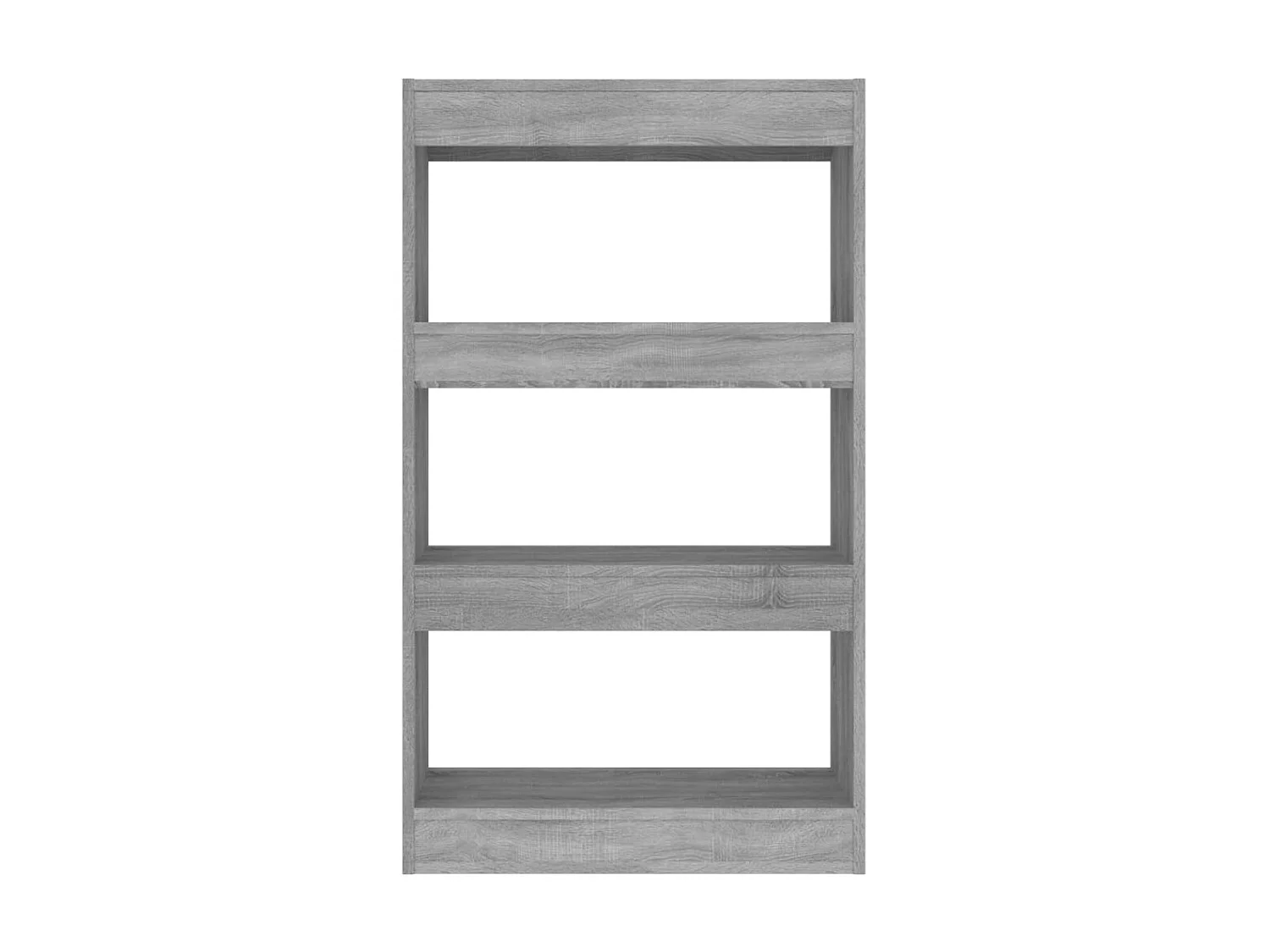 Bibliothèque-Séparateur de pièce Sonoma gris 60x30x103 cm OFR78158 BonneVie Meuble