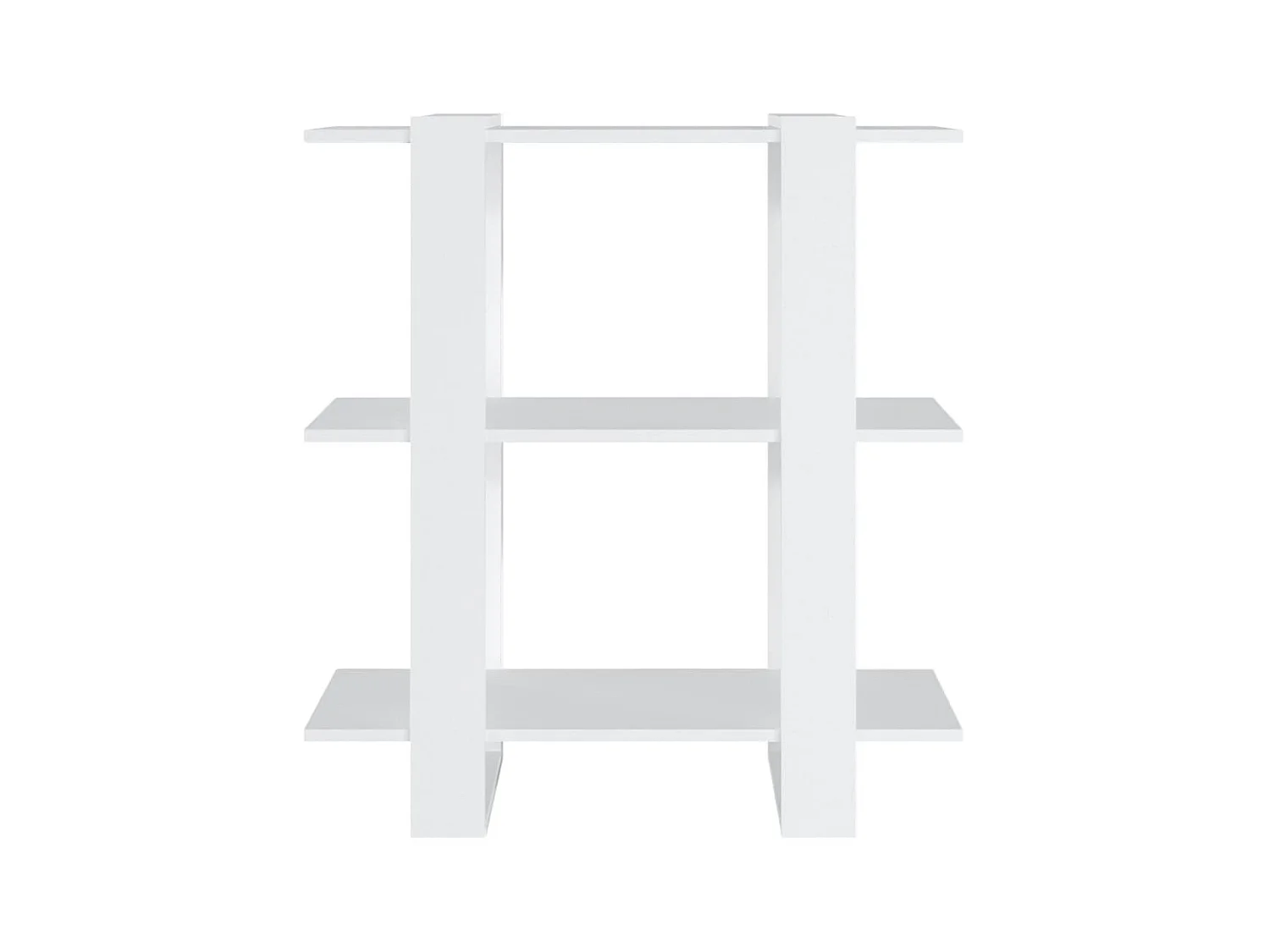 Bücherregal/Bücherschrank,Raumteiler Weiß 80x30x87 cm -gkd609247