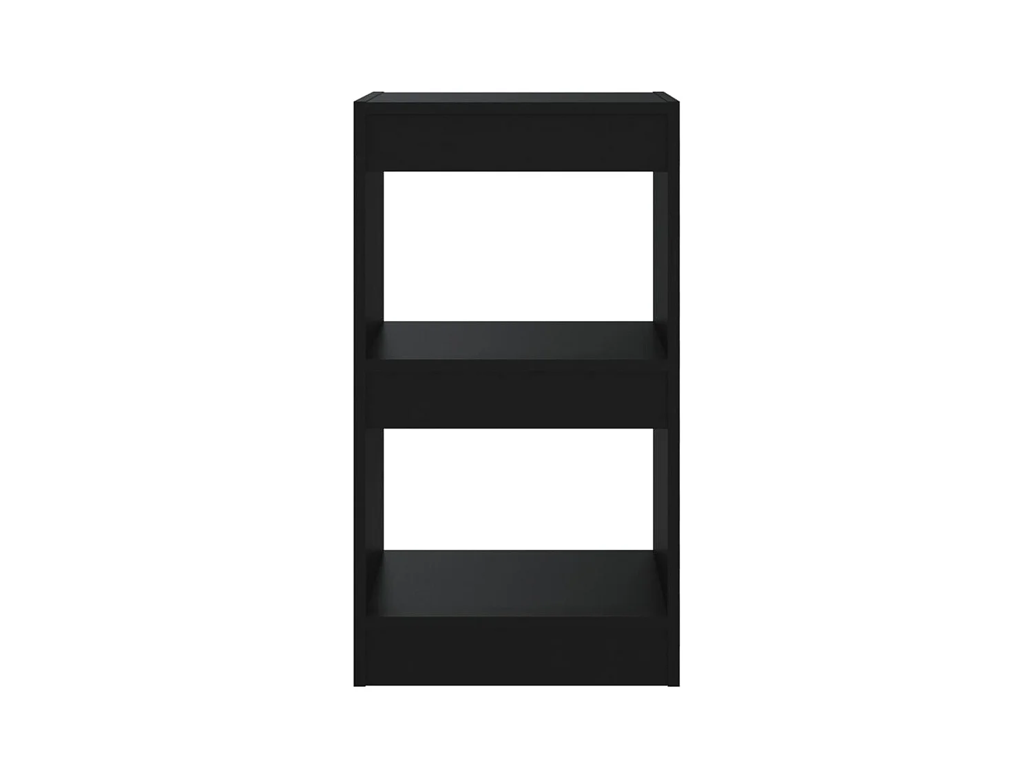 Bücherregal/Bücherschrank,Raumteiler Schwarz 40×30×72cm -gkd621604