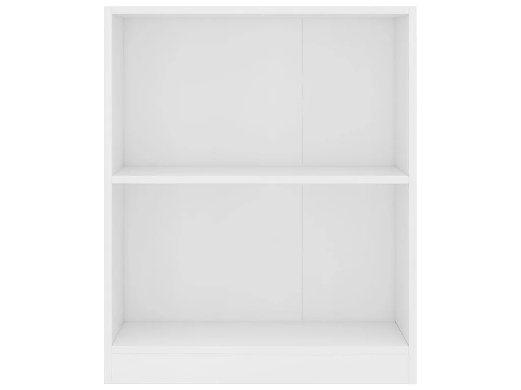 Bibliothèque Blanc 60 x 24 x 74,5 cm Bois d'ingénierie OFR58722 BonneVie Meuble
