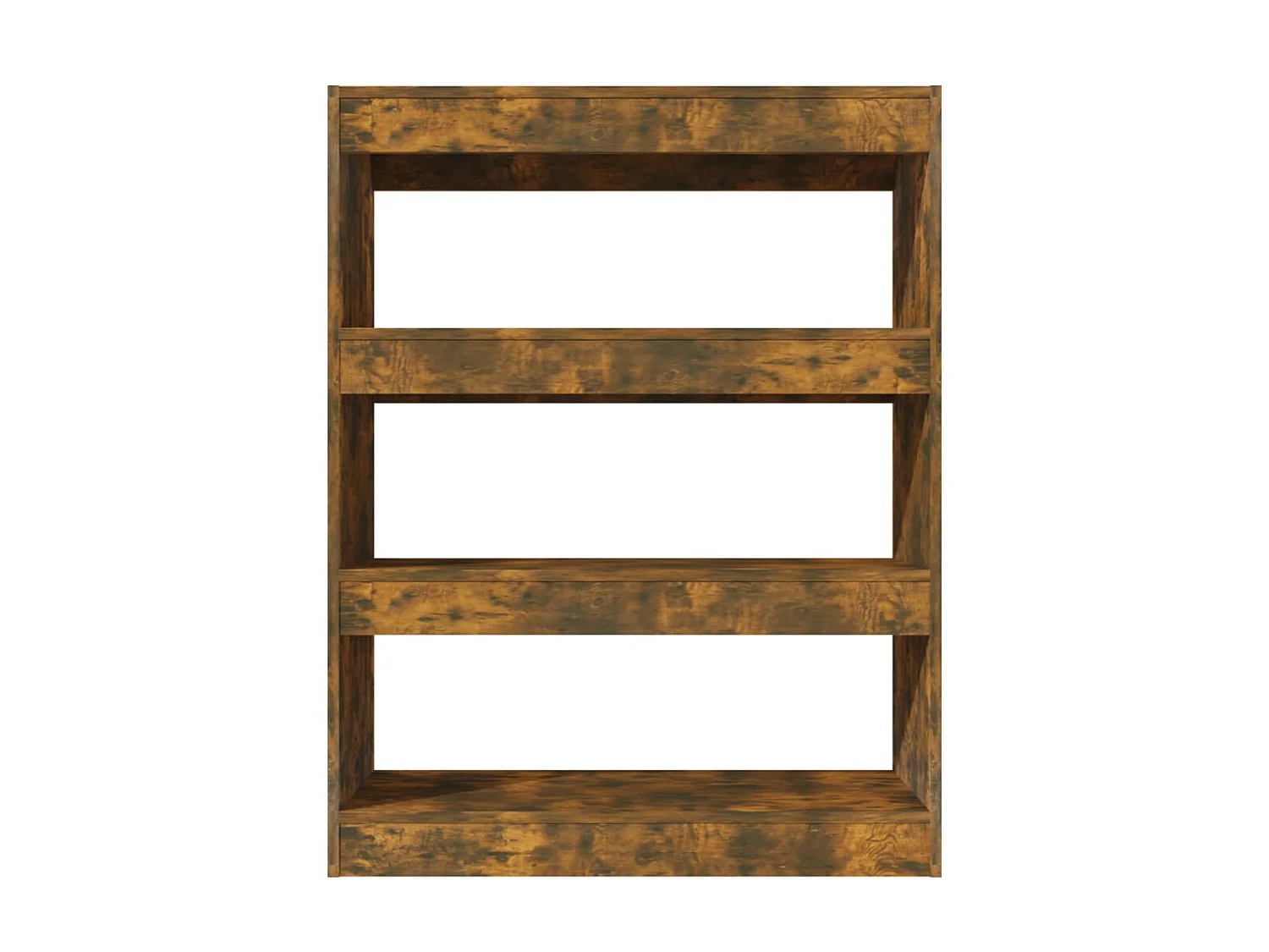 Bücherregal/Bücherschrank,Raumteiler Räuchereiche 80x30x103 cm Holzwerkstoff -gkd120996
