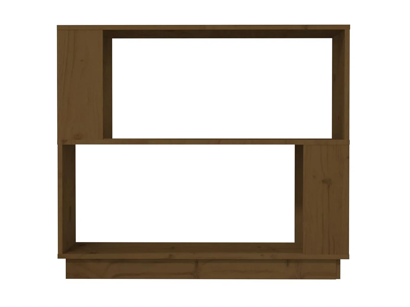 Bücherregal/Bücherschrank,Raumteiler Honigbraun 80x25x70 cm Massivholz -gkd490618