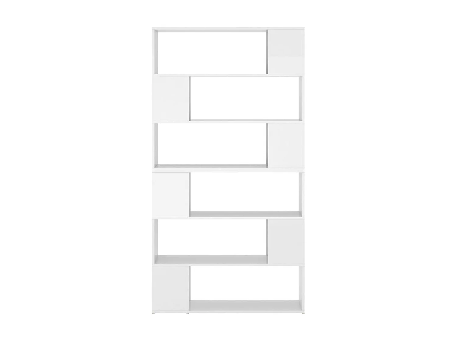 Estante/divisória 100x24x188 cm branco brilhante PT271634