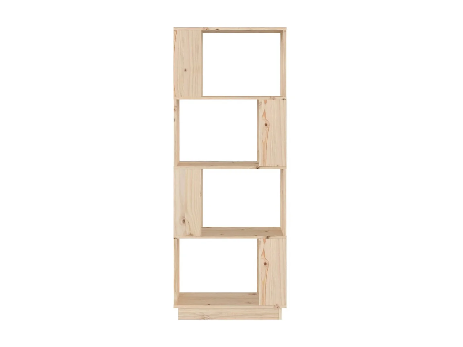 Bücherregal/Bücherschrank,Raumteiler 51x25x132 cm Massivholz Kiefer -gkd73096