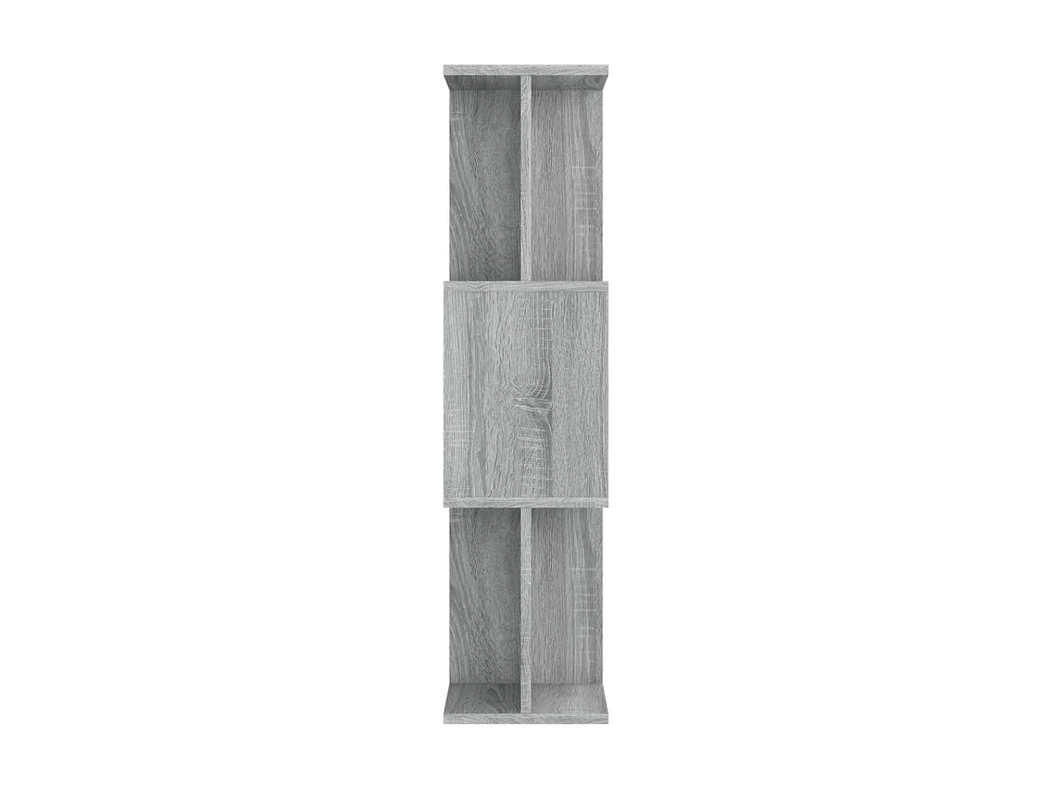Bibliothèque Sonoma gris 80x24x96 cm Bois d'ingénierie OFR69979 BonneVie Meuble