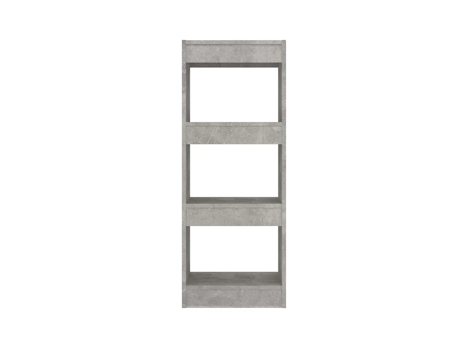 Bücherregal/Bücherschrank,Raumteiler Betongrau 40x30x103 cm Holzwerkstoff -gkd223505