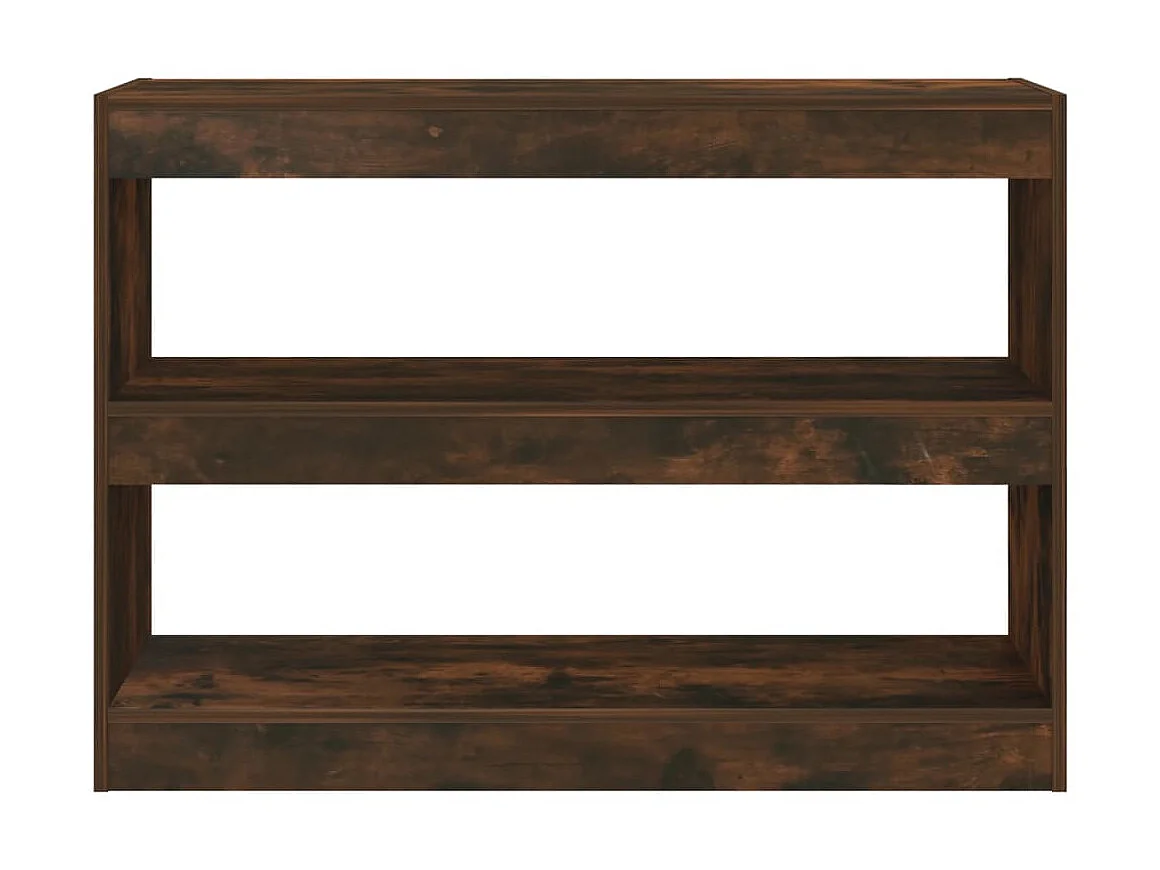 Bücherregal/Bücherschrank,Raumteiler Räuchereiche 100x30x72 cm -gkd820150