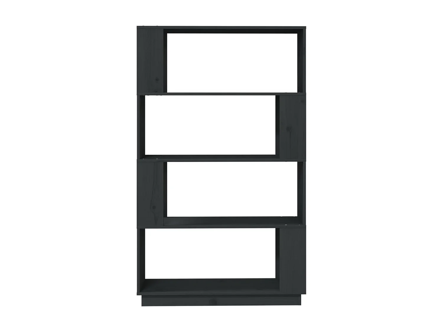 Estante/divisória 80x25x132 cm pinho maciço cinza PT841351