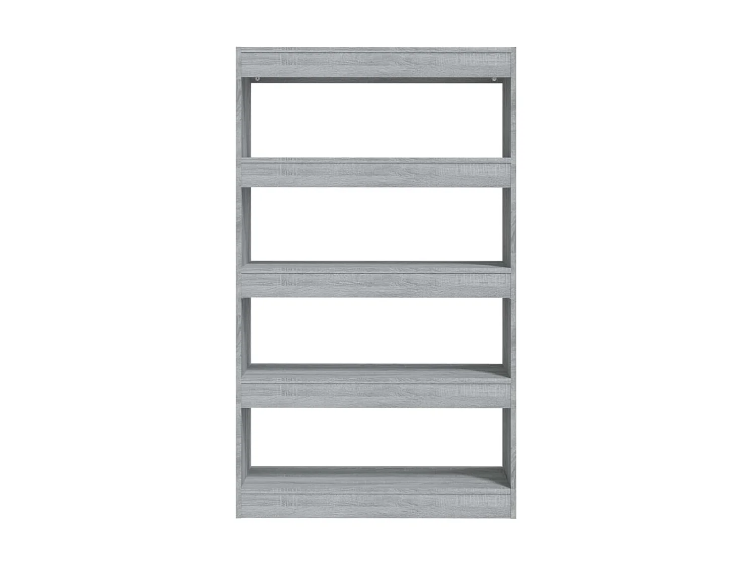 Bibliothèque-Séparateur de pièce Sonoma gris 80x30x135 cm OFR86909 BonneVie Meuble