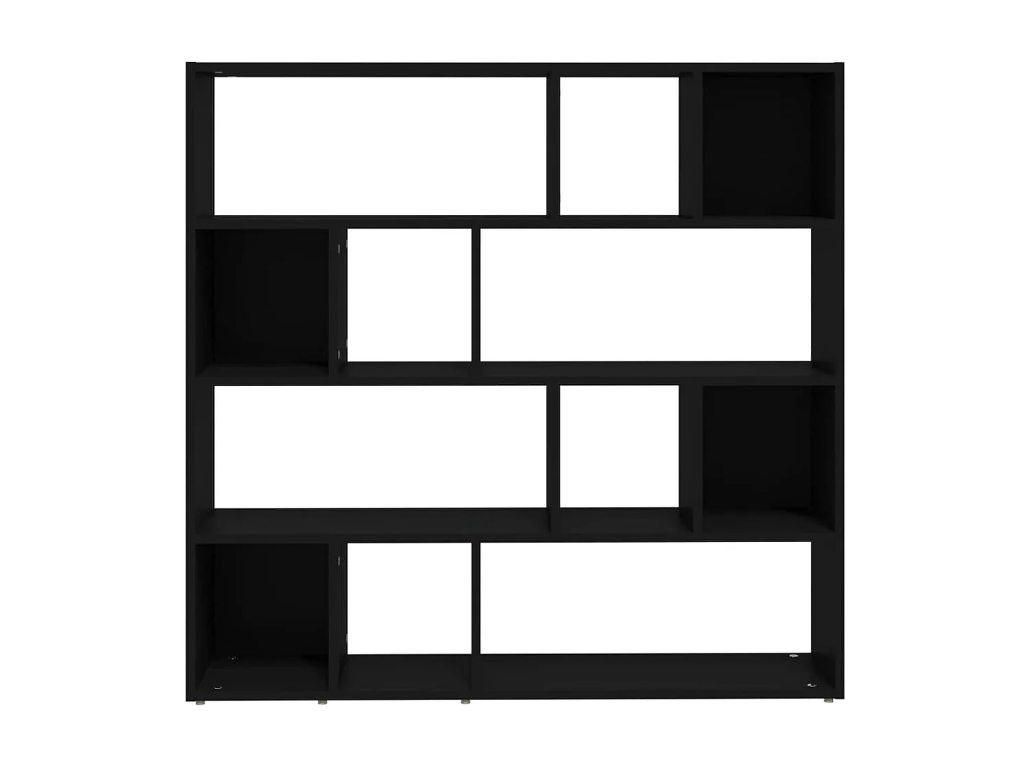 Bibliothèque de séparation Noir 105x24x102 cm OFR33050 BonneVie Meuble