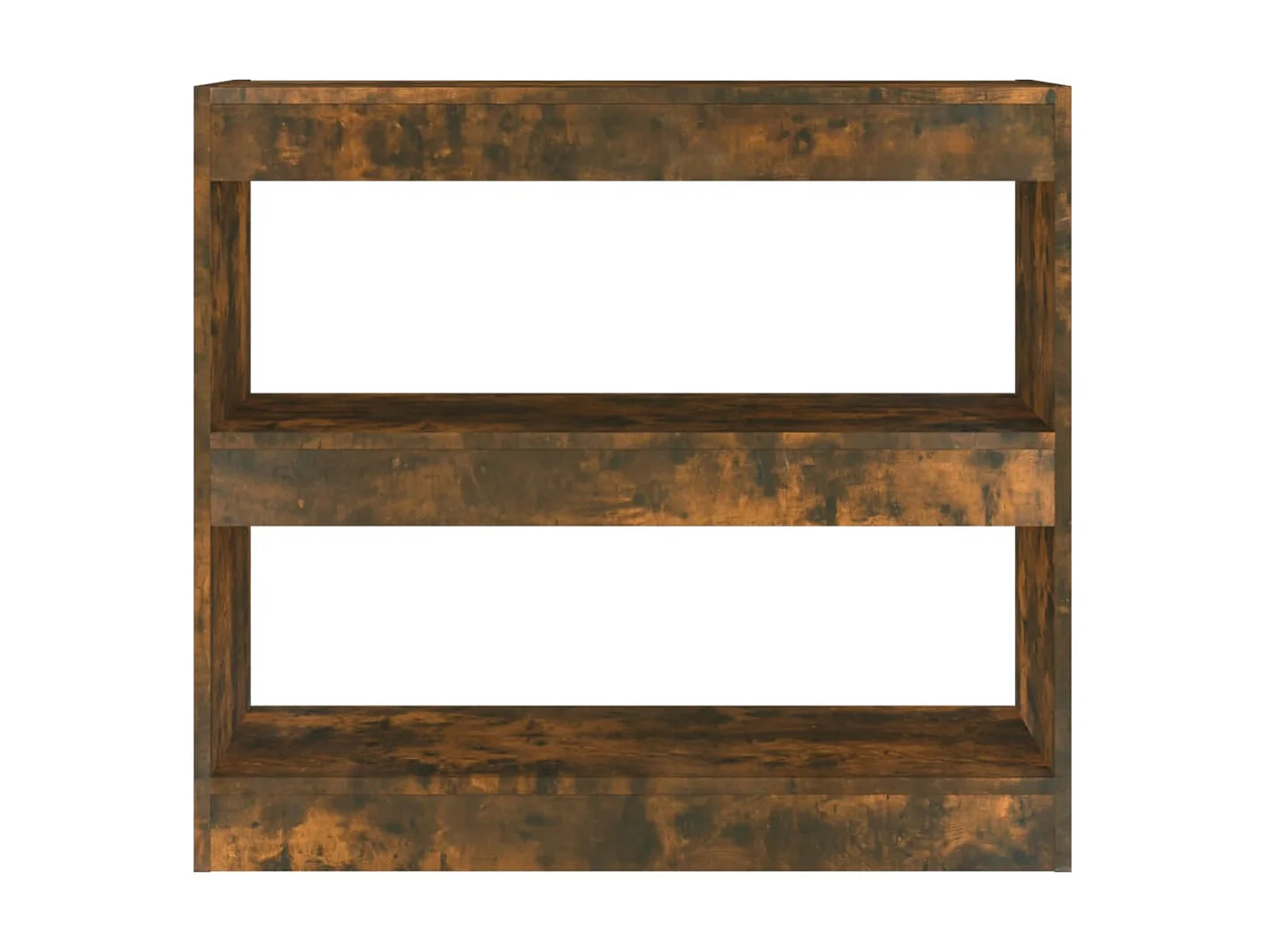 Bibliothèque-Séparateur de pièce Chêne fumé 80x30x72 cm OFR46620 BonneVie Meuble