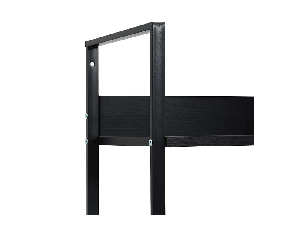 Boekenkast met 5 schappen 60x27,6x158,5 cm bewerkt hout zwart NL643275