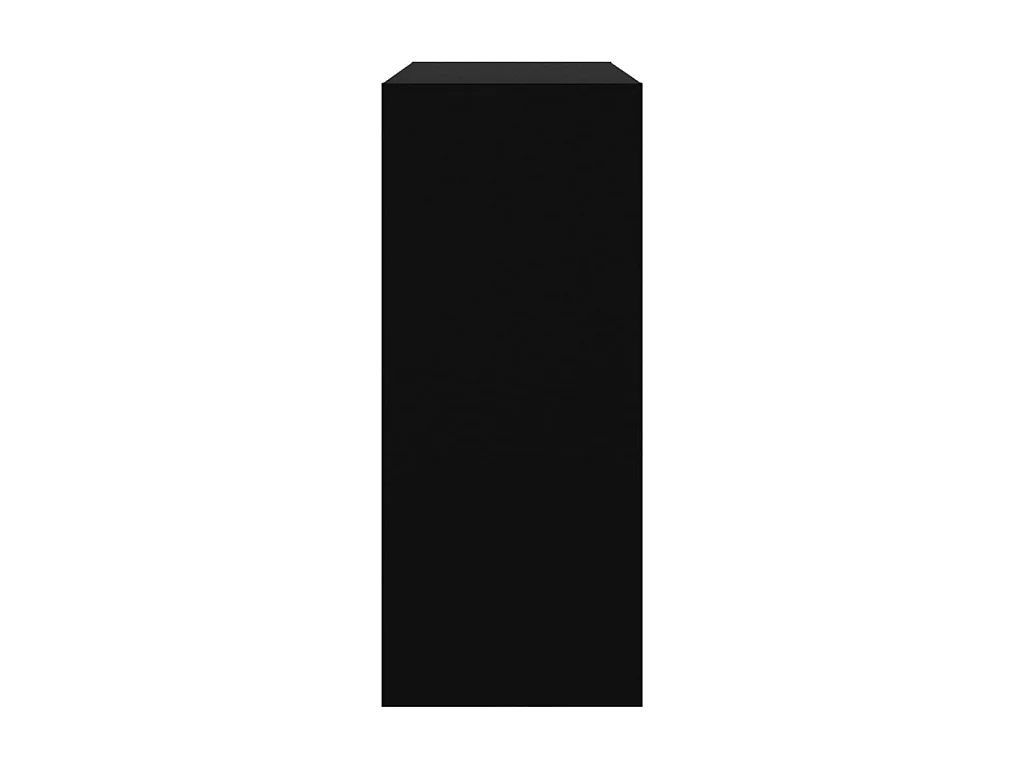 Bücherregal/Bücherschrank,Raumteiler Schwarz 80x30x72 cm -gkd259996