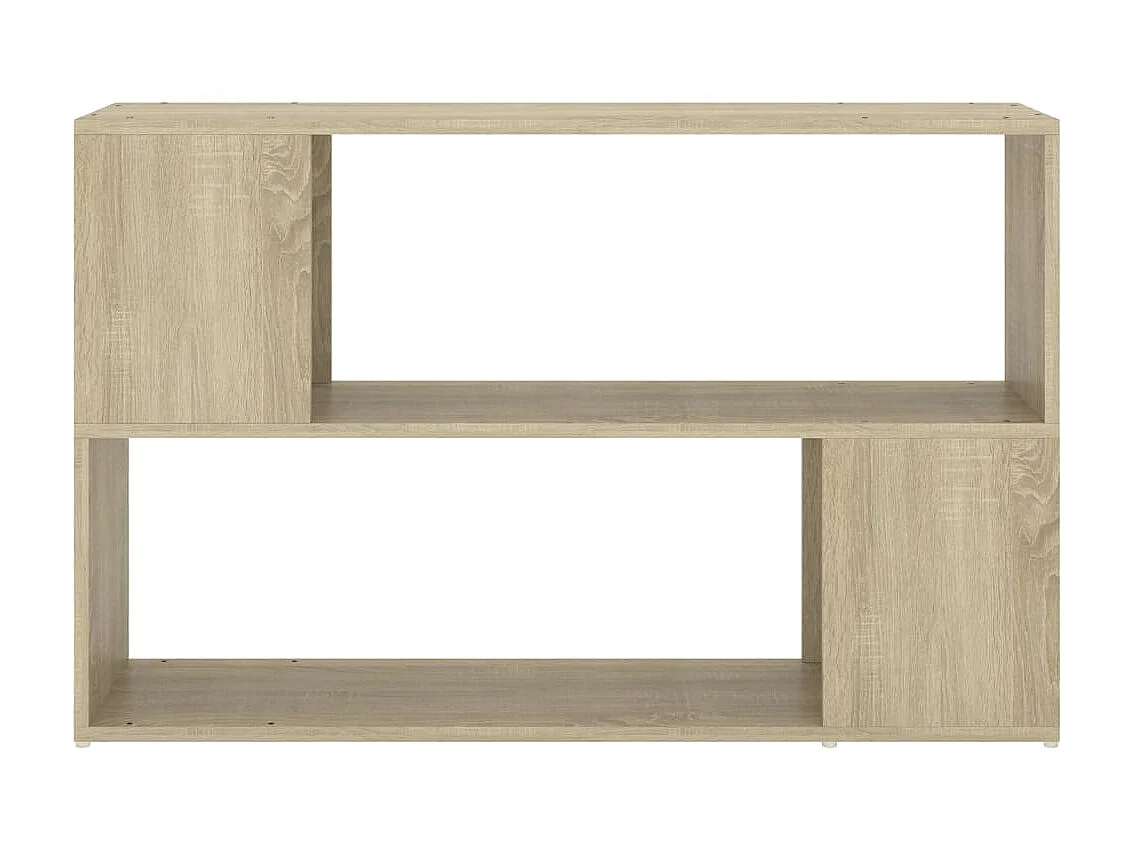 Bibliothèque Chêne Sonoma 100x24x63 cm Aggloméré OFR65029 BonneVie Meuble