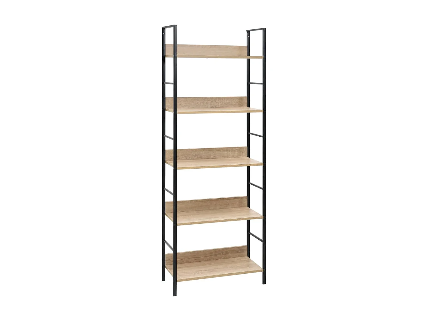 Boekenkast 5 schappen 60x27,6x158,5 cm bewerkt hout eikenkleur NL492822