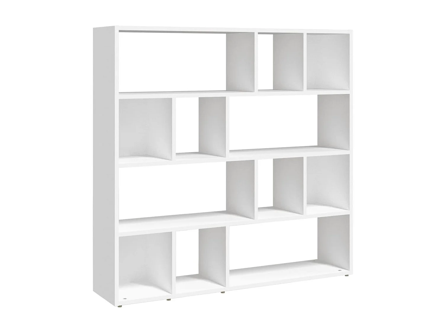 Bücherregal/Bücherschrank,Raumteiler Weiß 105x24x102 cm -gkd164606