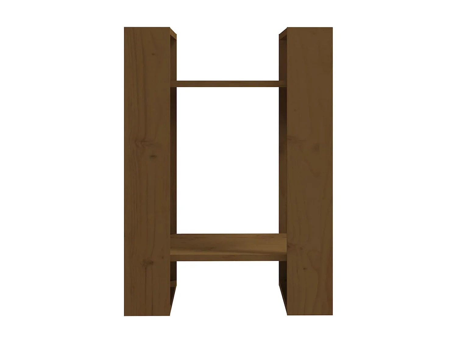 Estante/divisória 41x35x57 cm pinho maciço castanho mel PT712496