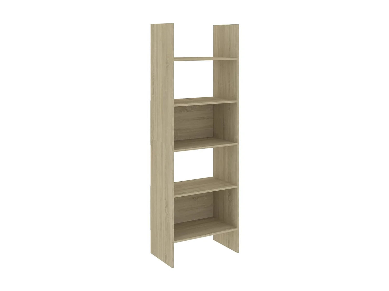 Bibliothèque Chêne Sonoma 60x35x180 cm Aggloméré OFR82853 BonneVie Meuble