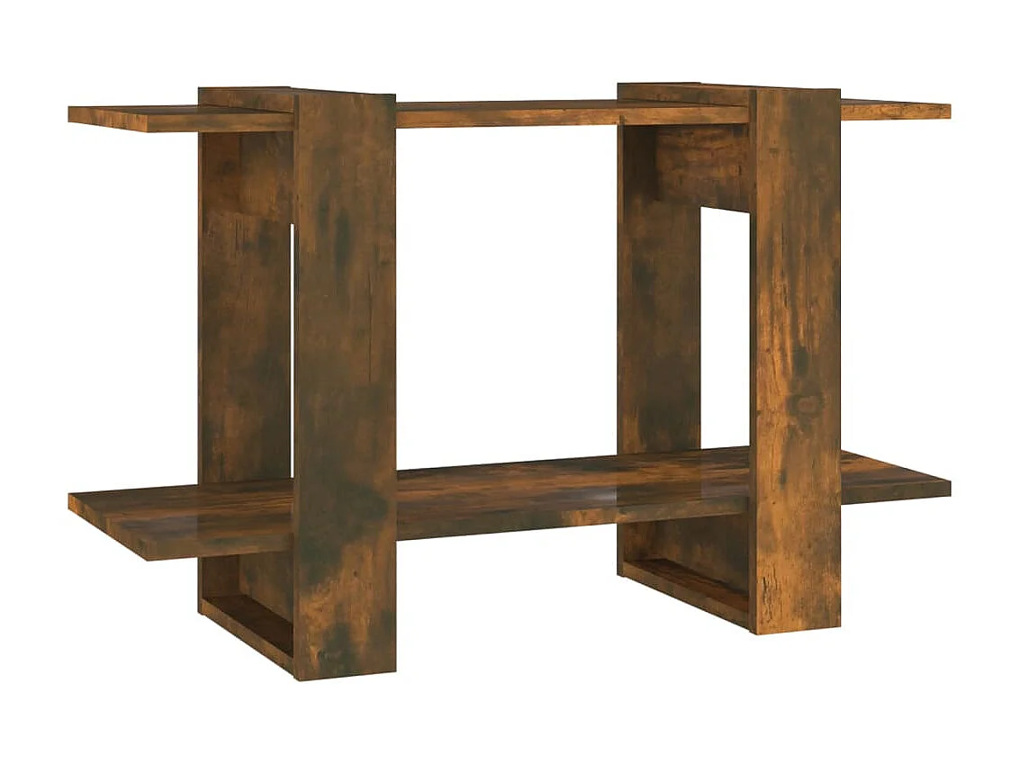 Bücherregal/Bücherschrank,Raumteiler Räuchereiche 80x30x51 cm -gkd285083