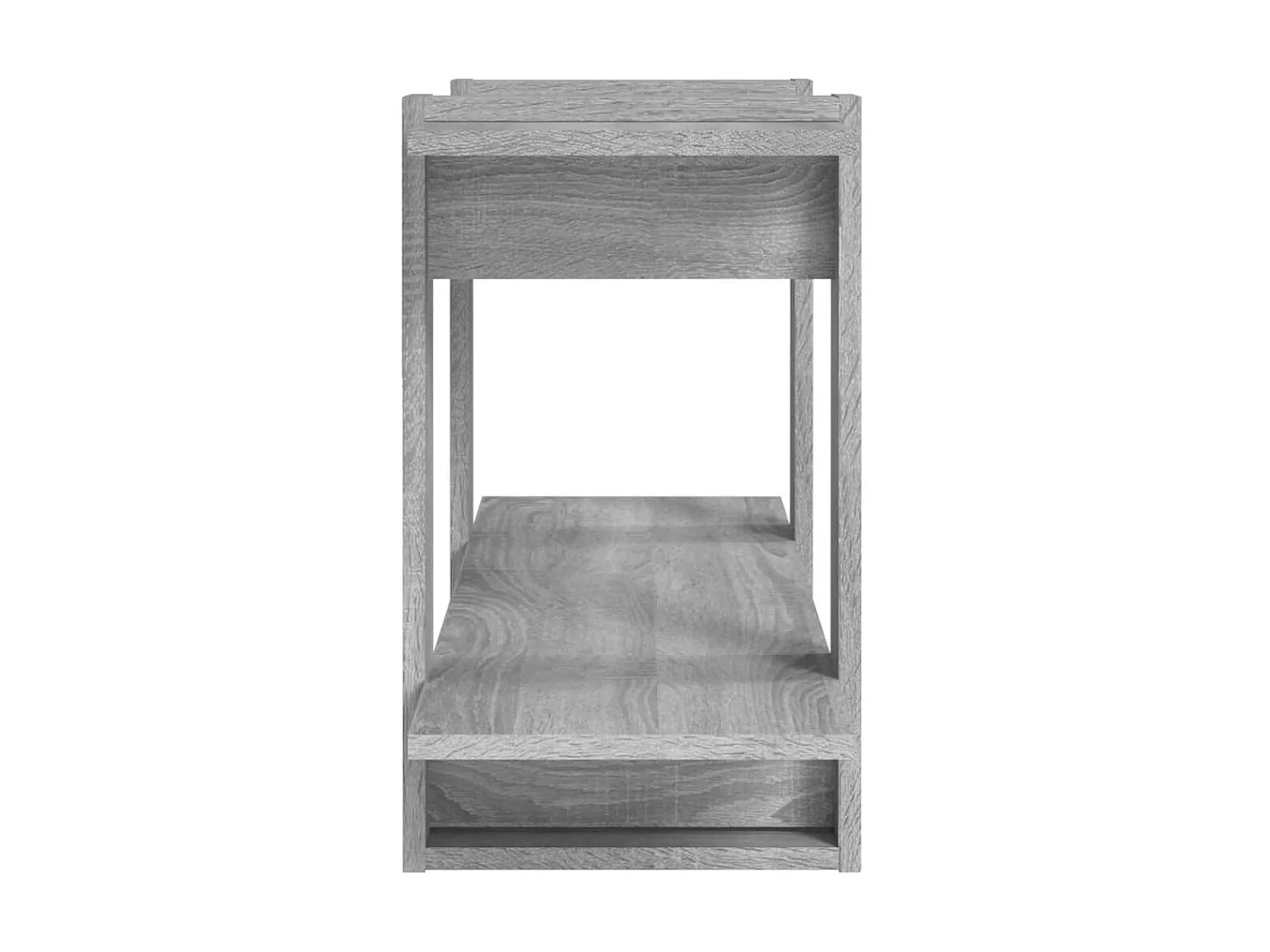 Biblioteca Estantería madera contrachapada gris Sonoma 100x30x51 cm ES19533