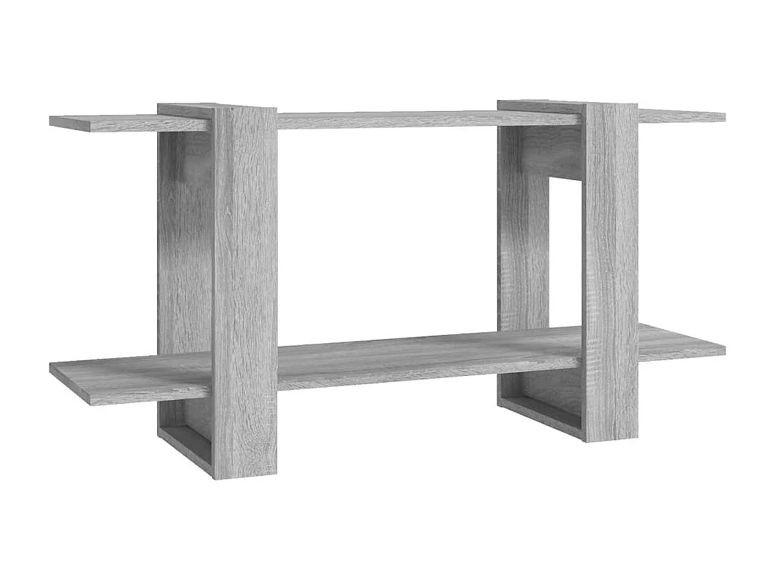 Bibliothèque Sonoma gris 100x30x51 cm Bois d'ingénierie OFR23452 BonneVie Meuble