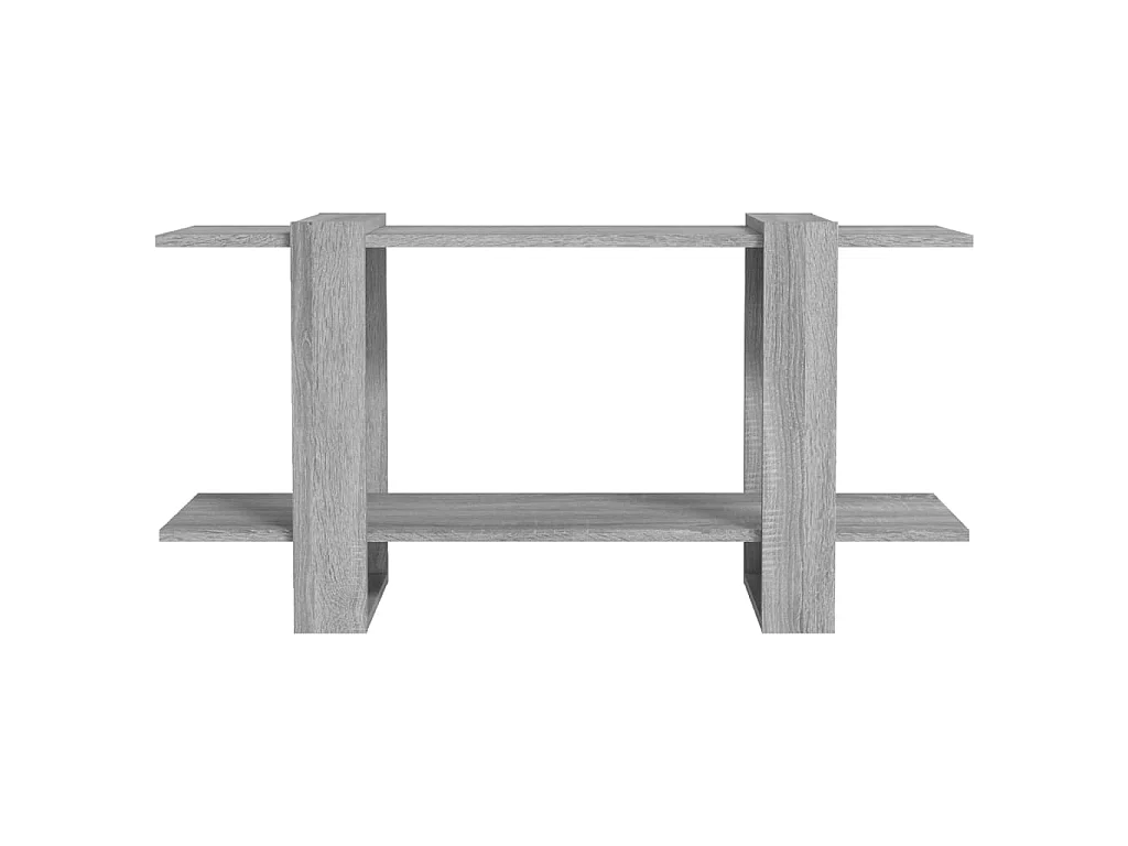 Bibliothèque Sonoma gris 100x30x51 cm Bois d'ingénierie OFR23452 BonneVie Meuble