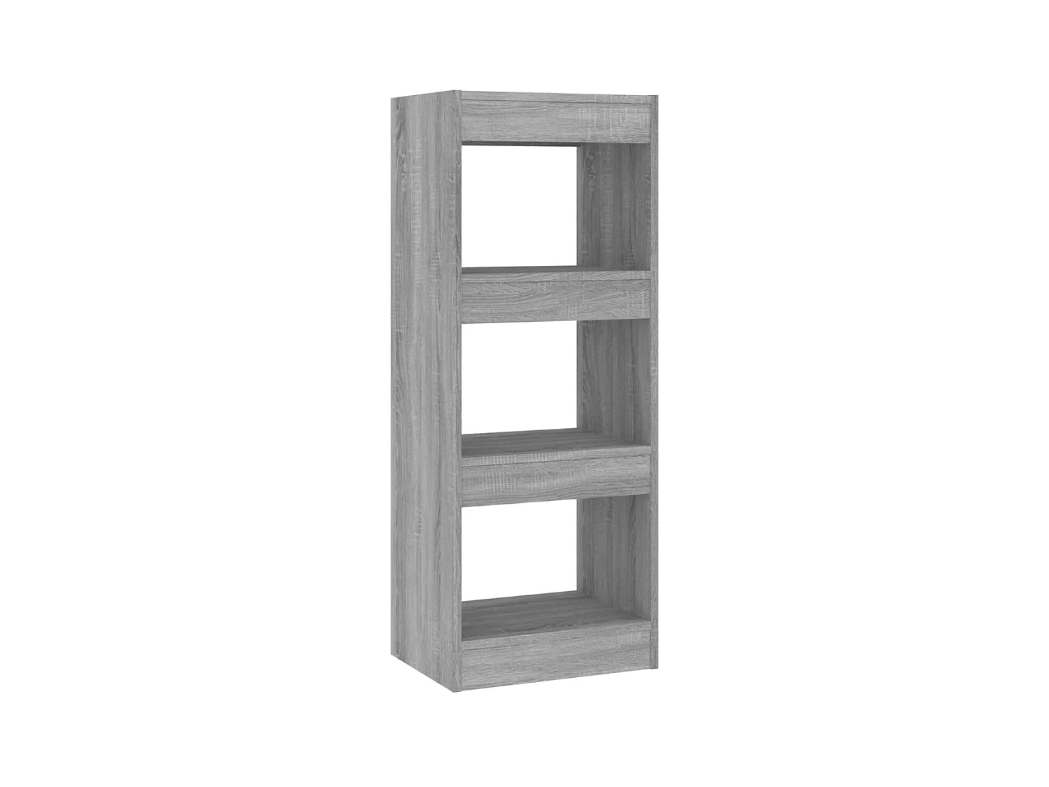 Bücherregal/Bücherschrank,Raumteiler Grau Sonoma 40x30x103 cm Holzwerkstoff -gkd722489