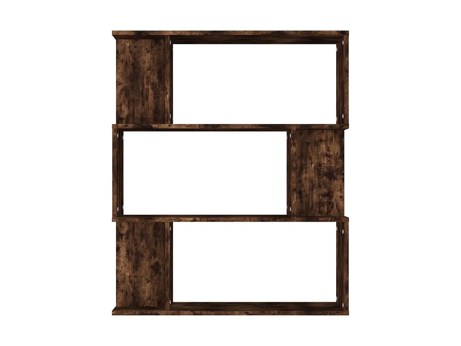 Bibliothèque Chêne fumé 80x24x96 cm Bois d'ingénierie OFR21894 BonneVie Meuble