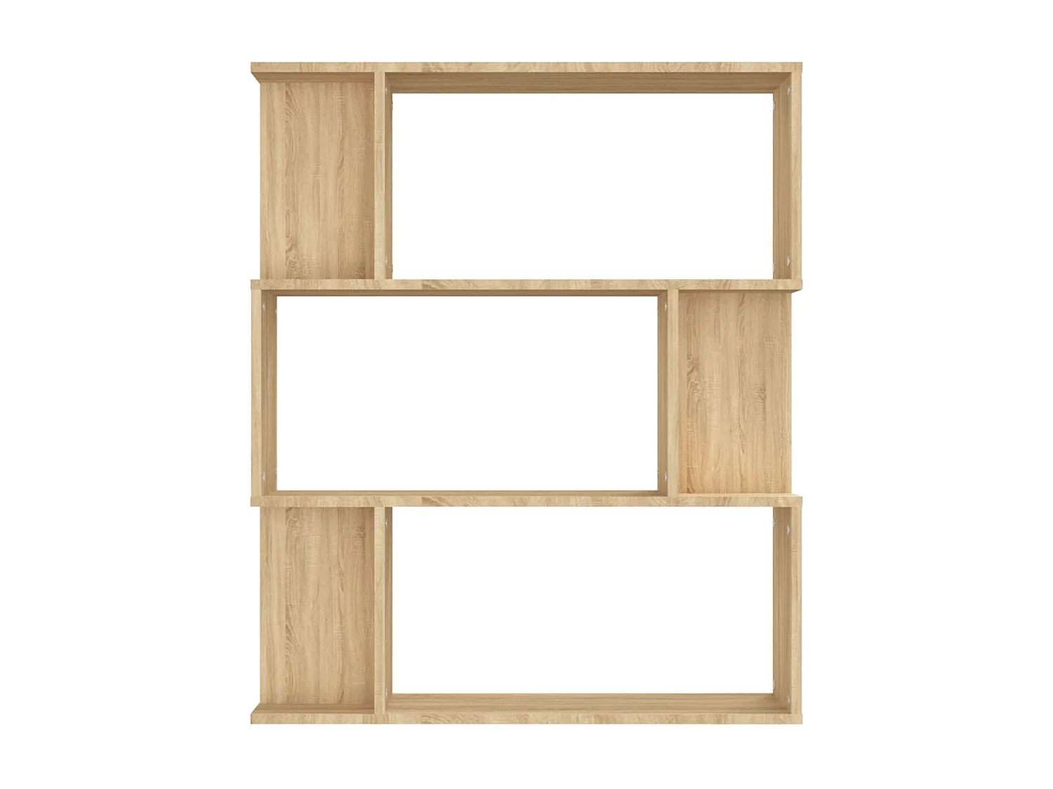 Bibliothèque-Séparateur de pièce Chêne sonoma 80x24x96 cm OFR45812 BonneVie Meuble