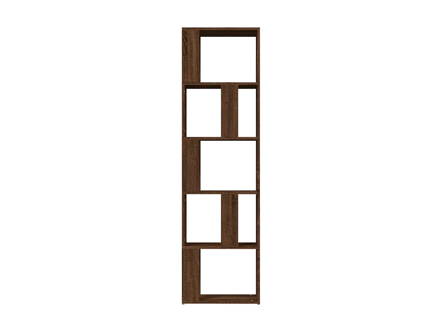 Bibliothèque Chêne marron 45x24x160 cm Bois d'ingénierie OFR28561 BonneVie Meuble