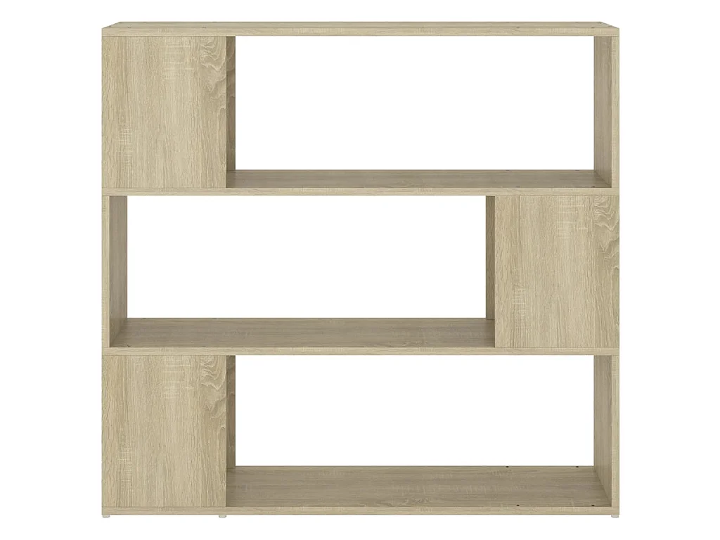 Bibliothèque | Étagère de Rangement | Séparateur de pièce Chêne sonoma 100x24x94 cm BonneVie Meuble KOO24434