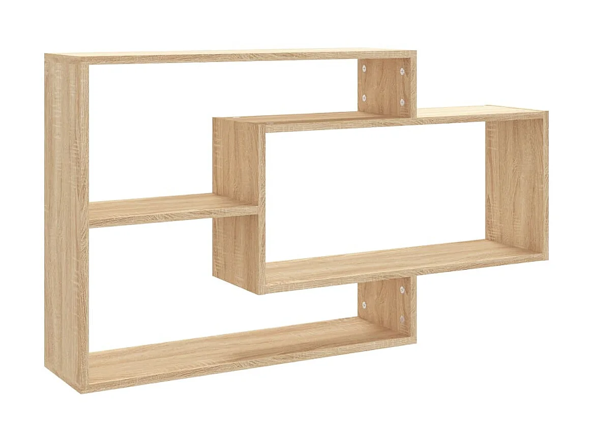 Étagères murales Chêne sonoma 104x20x58,5 cm Aggloméré OFR59351 BonneVie Meuble