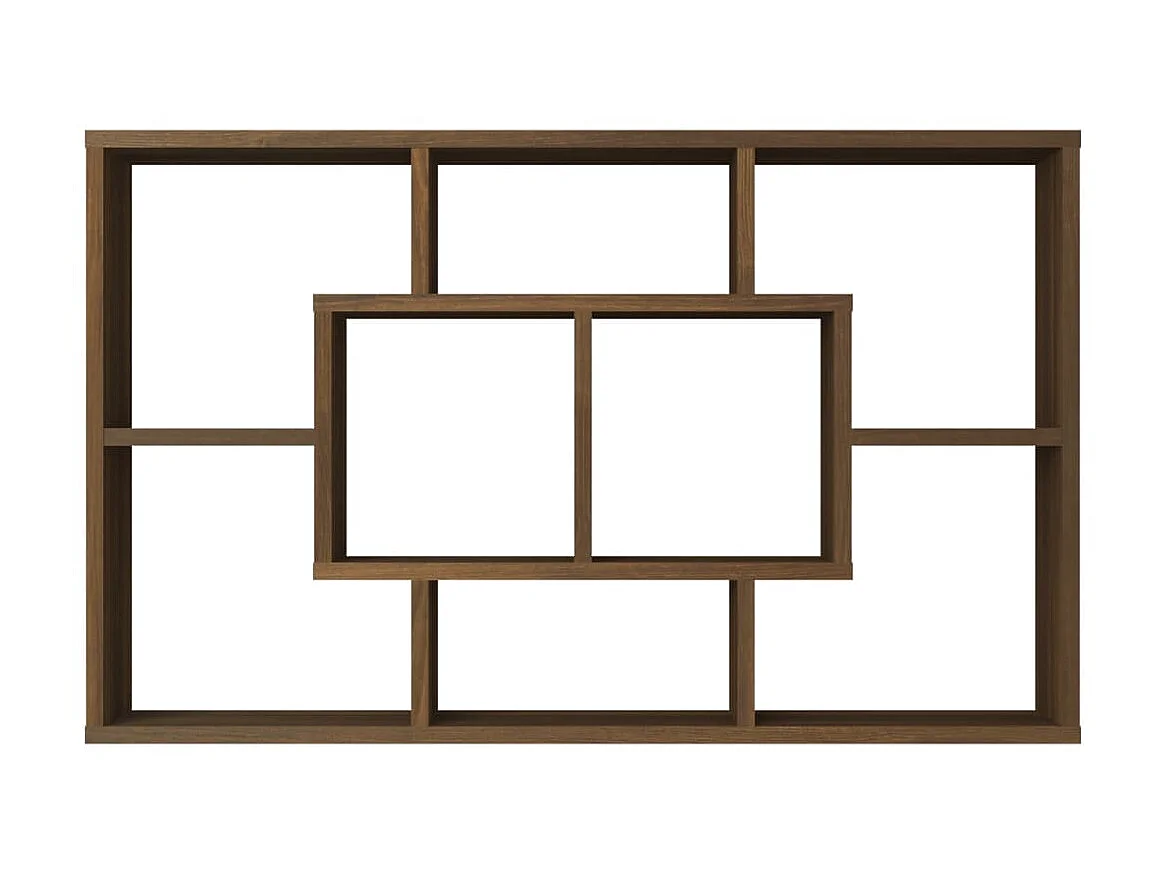 Étagère murale Chêne marron 85x16x52,5 cm Bois d'ingénierie SDD76818 BonneVie Meuble