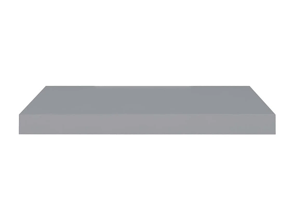 Étagères murales murales 2 pcs Gris 60x23,5x3,8 cm MDF OFR73132 BonneVie Meuble