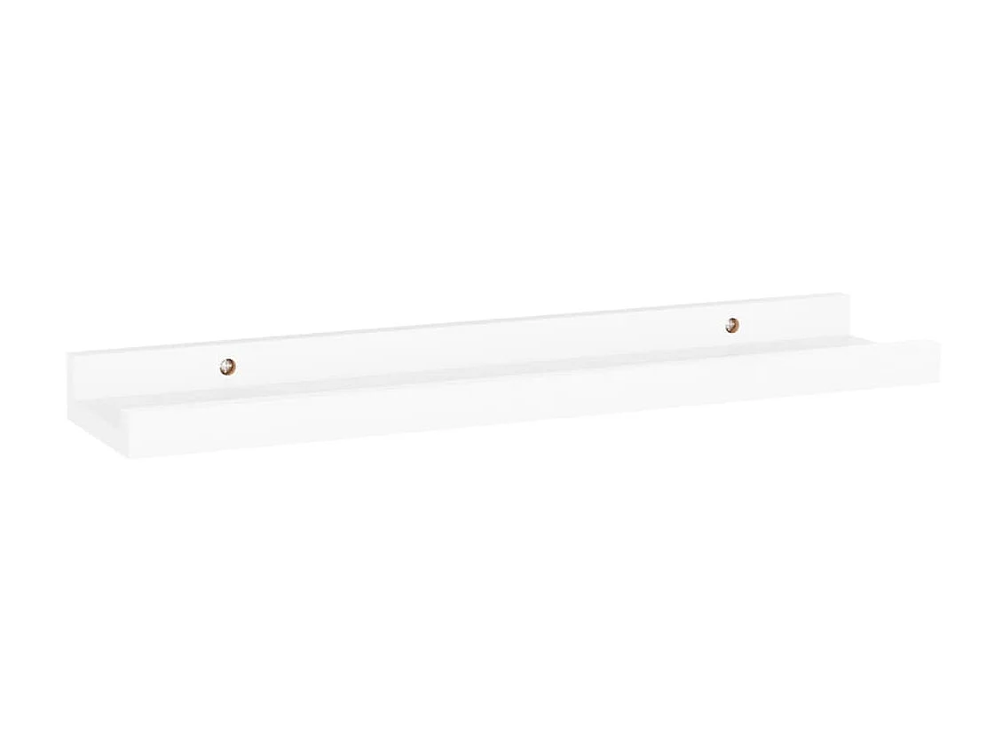 Wandschappen 4 st 40x9x3 cm wit NL159125
