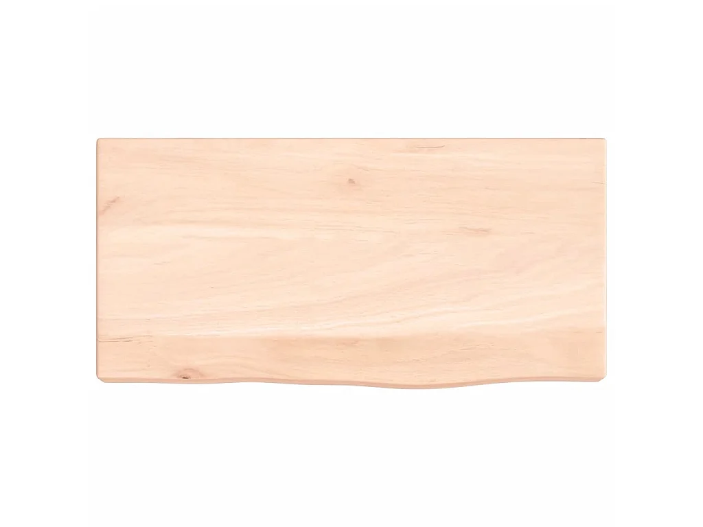 Wandschap 40x20x4 cm onbehandeld massief eikenhout NL368485