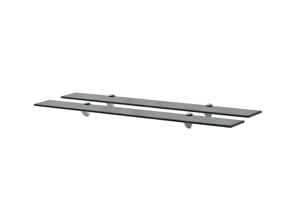 Étagères murales 2 pcs Verre 90 x 20 cm 8 mm OFR12368 BonneVie Meuble