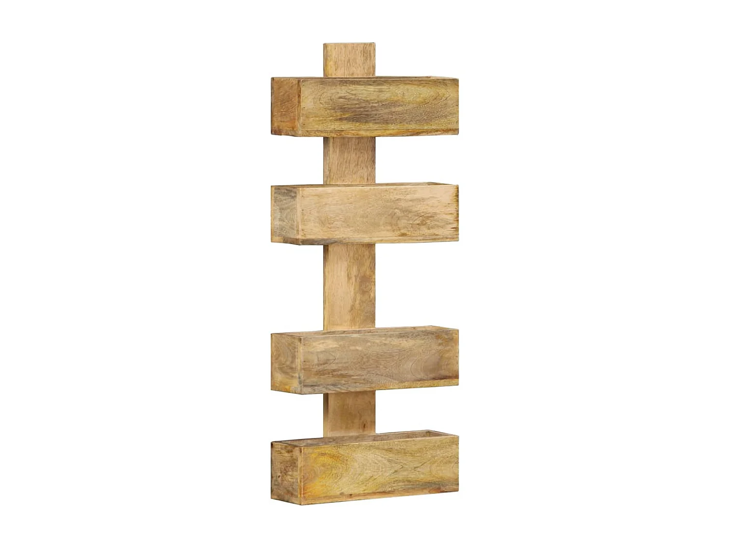 Etagère murale 30x11x72 cm Bois de manguier solide OFR71484 BonneVie Meuble