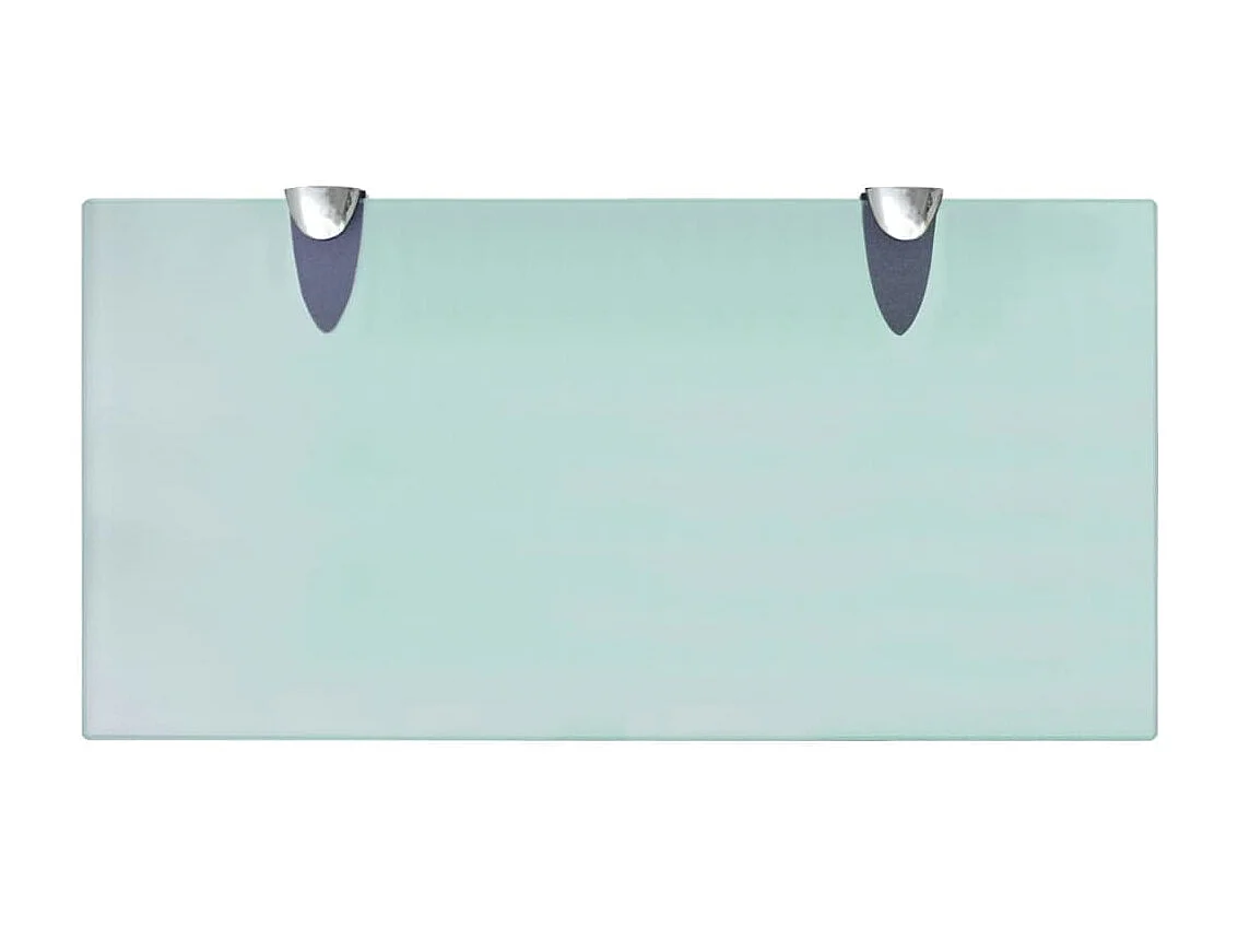 Schappen zwevend 2 st 40x20 cm 8 mm glas NL782343