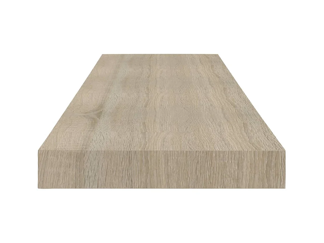 Étagères murales murales 4 pcs Chêne 80x23,5x3,8 cm MDF OFR48284 BonneVie Meuble