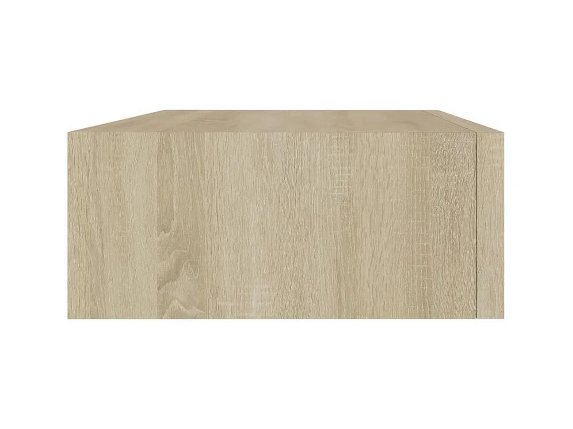 Mensole con Cassetti da Parete Rovere 40x23,5x10 cm in MDF CFW91519